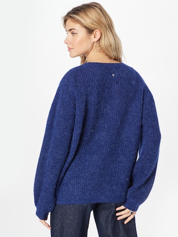 PULZ Jeans Pullover 'IRIS' in Blau