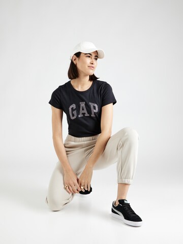 GAP Футболка 'CLASSIC' в Черный