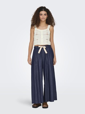 ONLY Wide leg Jeans 'ONLBea' in Blauw