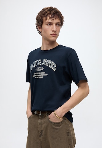 JACK & JONES Μπλουζάκι 'JJEDENVER' σε μπλε