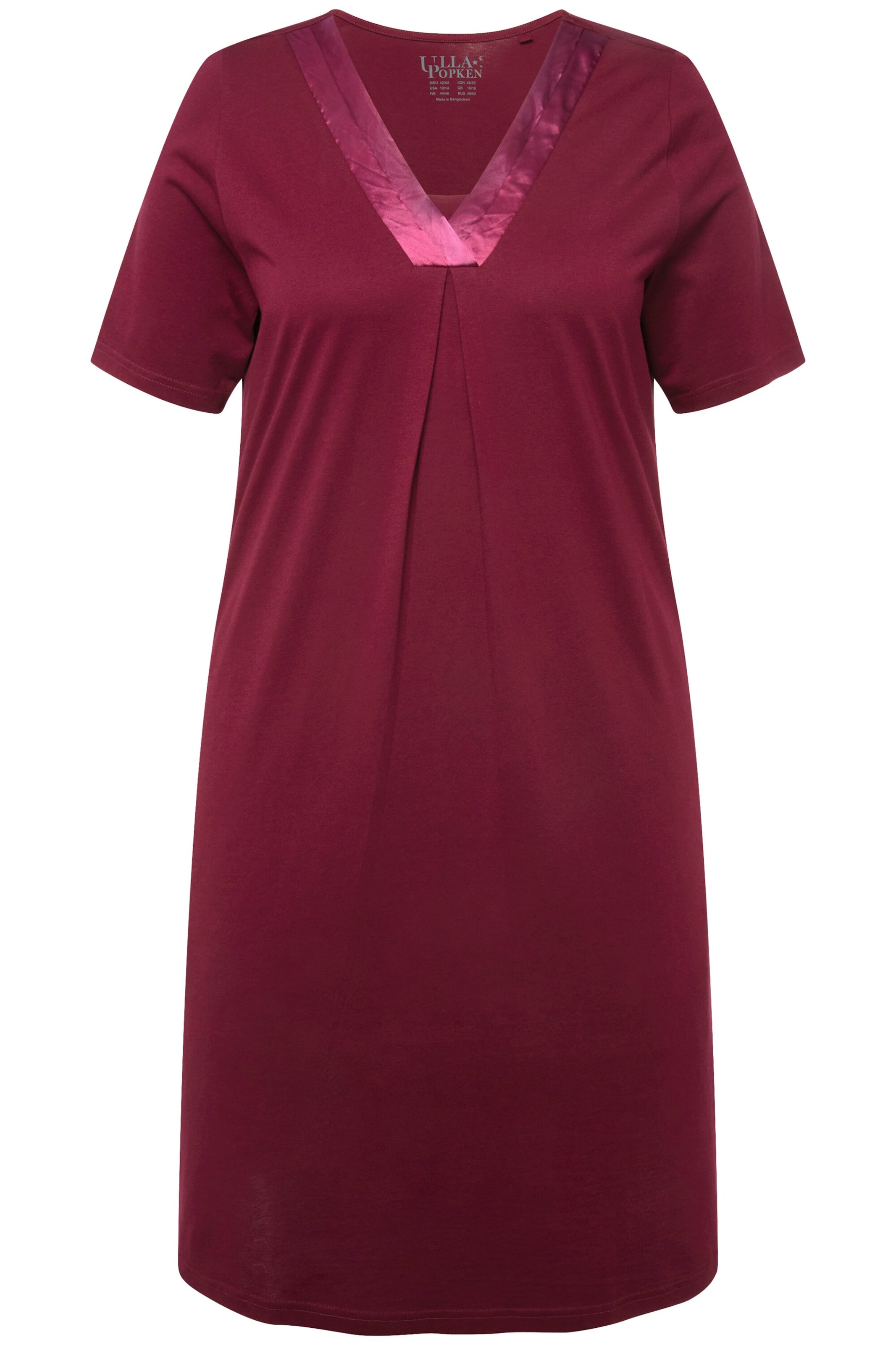 Chemise de nuit Ulla Popken en Lie De Vin ABOUT YOU
