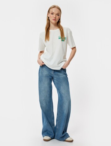 Koton T-Shirt in Weiß