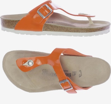 Orange birkenstocks sale sales