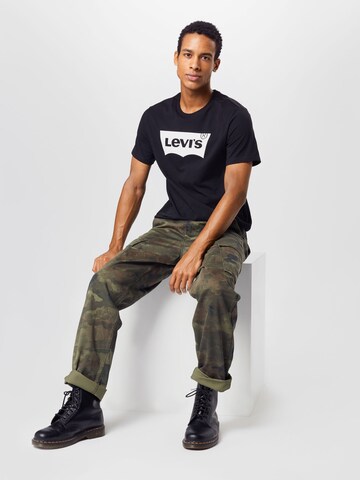 LEVI'S ® Shirt 'SS Graphic T Shirt 2.0' in Schwarz