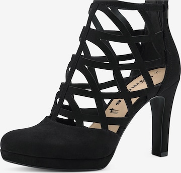 TAMARIS Platform Heels in Black: front