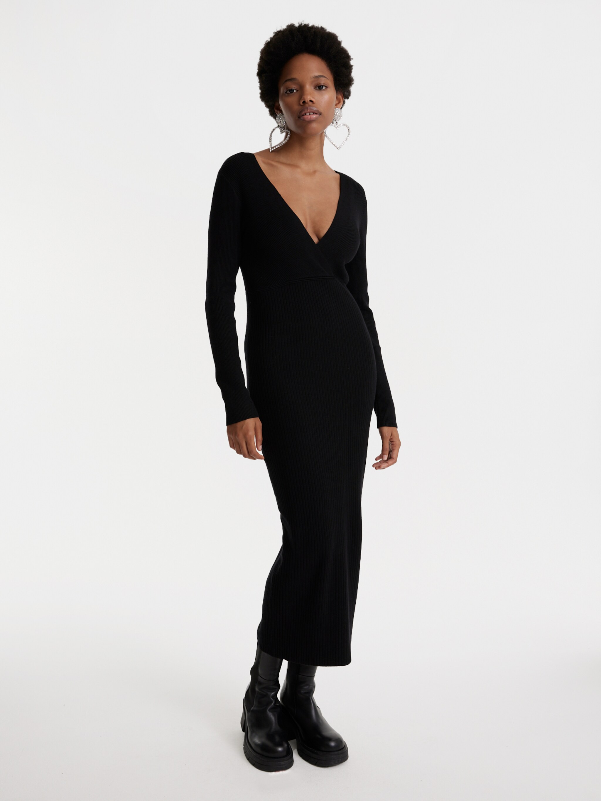 EDITED Producten Jurk 'LIORA' Zwart