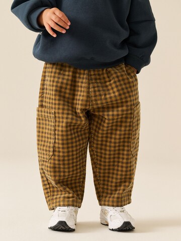 Barrel Pantaloni de la Next pe galben: față