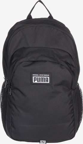 PUMA Sports Backpack 'Academy' in Black: front