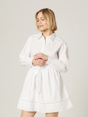 Guido Maria Kretschmer Women Shirt Dress 'Ruby ' in White: front