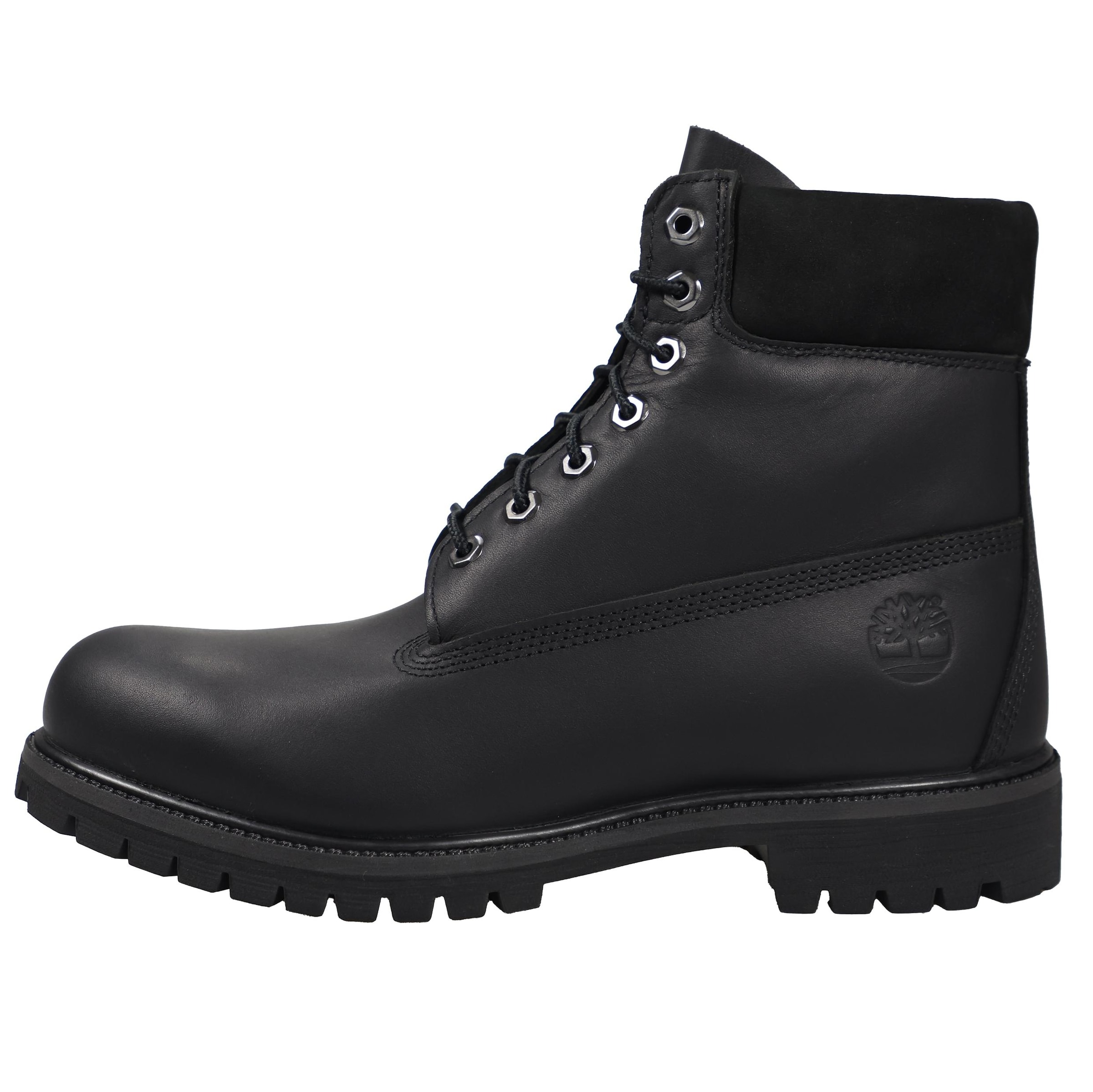 TIMBERLAND Lace-Up Boots in Black: front
