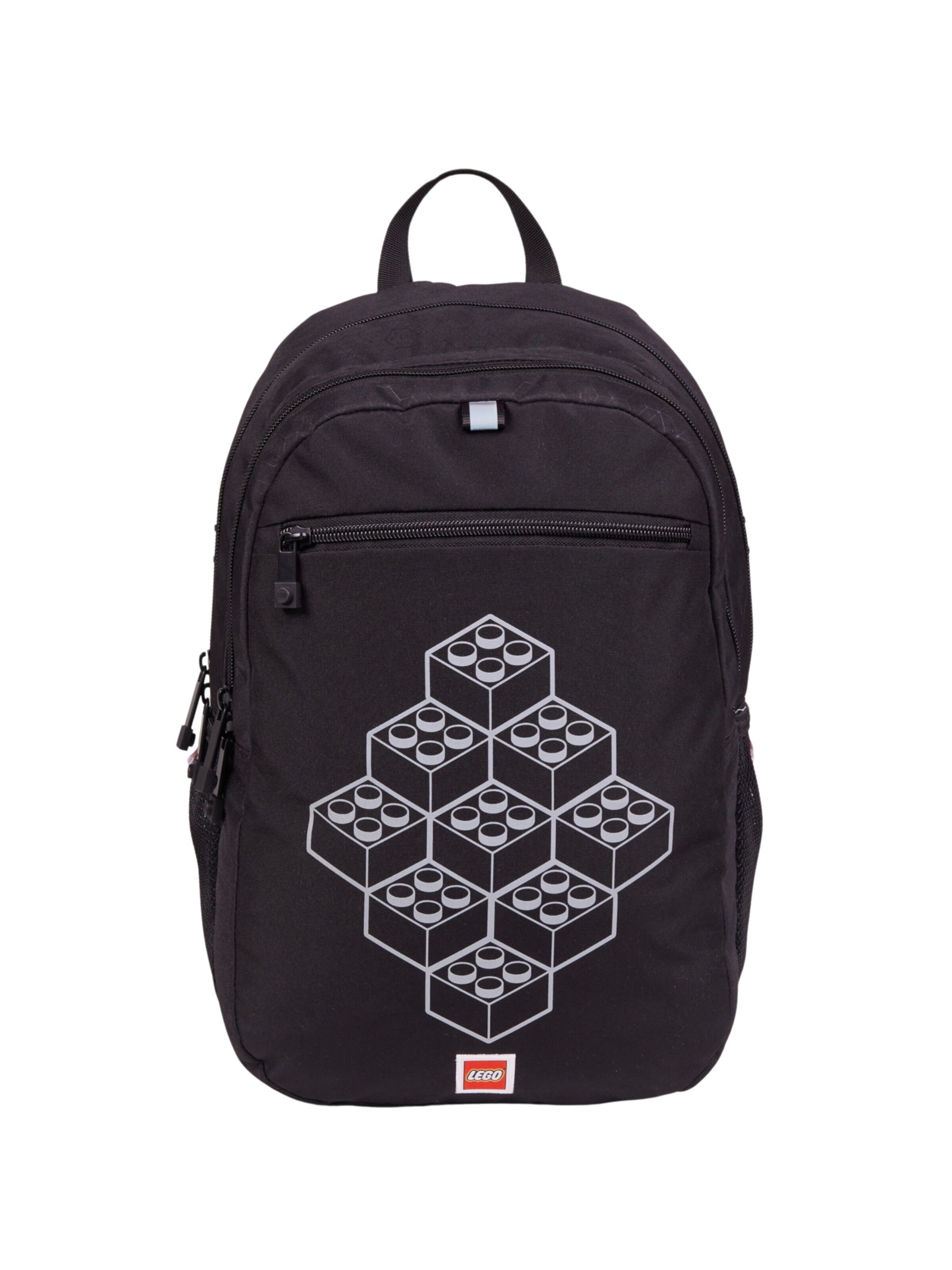 LEGO Backpack 'Bricks Extended' in Black: front