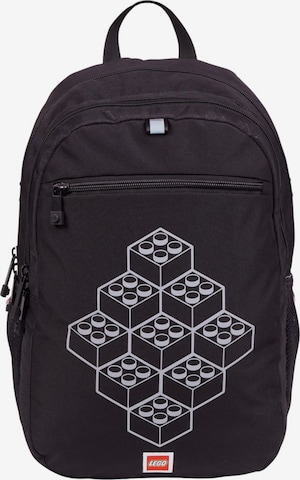 LEGO Backpack 'Bricks Extended' in Black: front