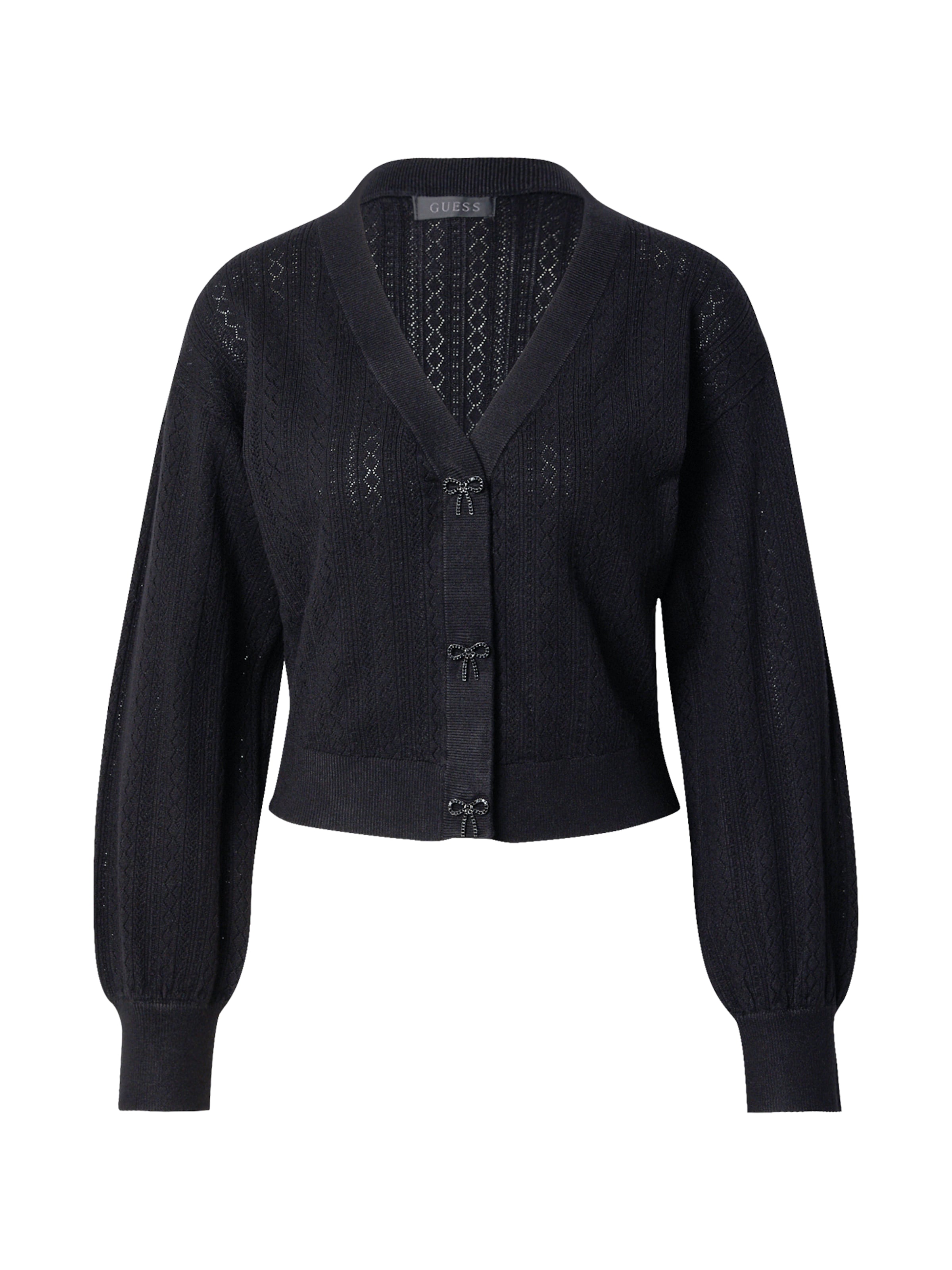 GUESS Kardigán 'LYLA CARDI' - Čierna: predná strana