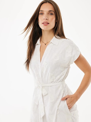 MEXX - Vestido camisero en blanco