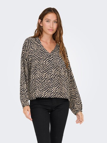 ONLY Blouse 'ONLNova' in Zwart: voorkant