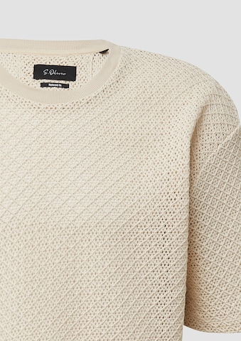 s.Oliver BLACK LABEL Shirt in Beige