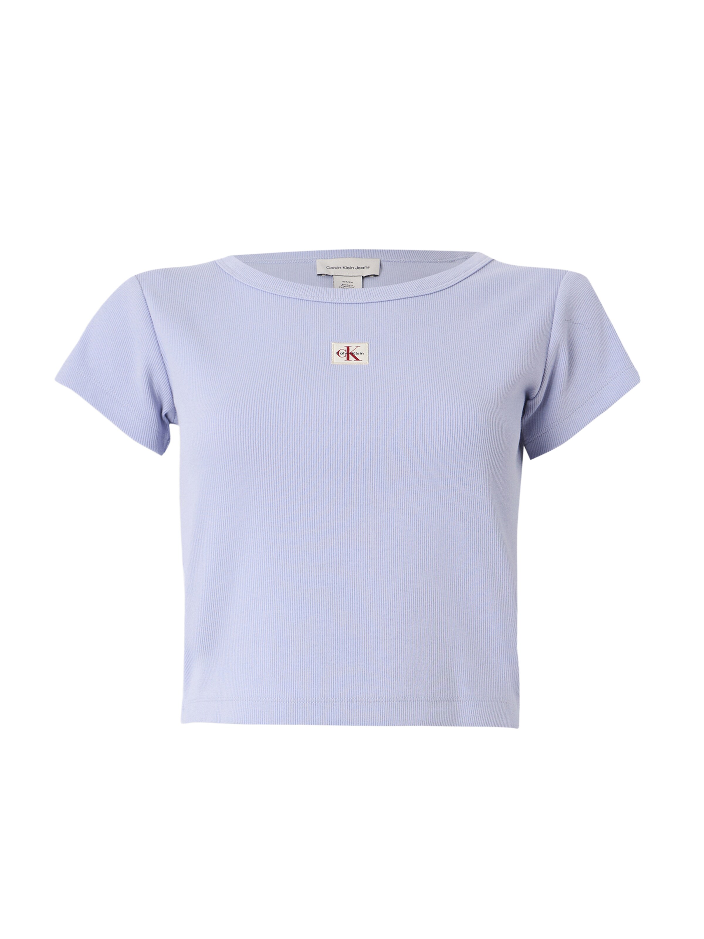 Calvin Klein Jeans - Camisa em roxo: frente