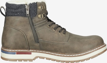 Boots stringati di Dockers by Gerli in verde