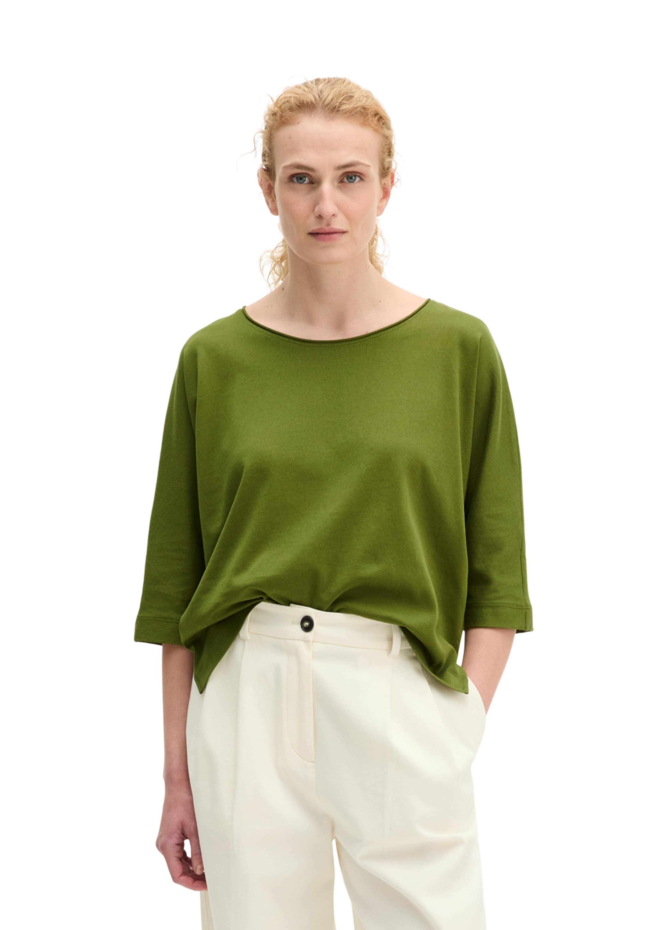 T-shirt Marc O'Polo en vert : devant