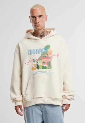 Pica Pica Sweatshirt 'Monaco Health' in Beige: front