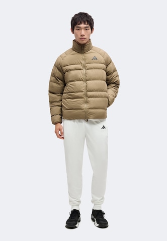 ADIDAS SPORTSWEAR Sportjacke 'ESS' in Beige