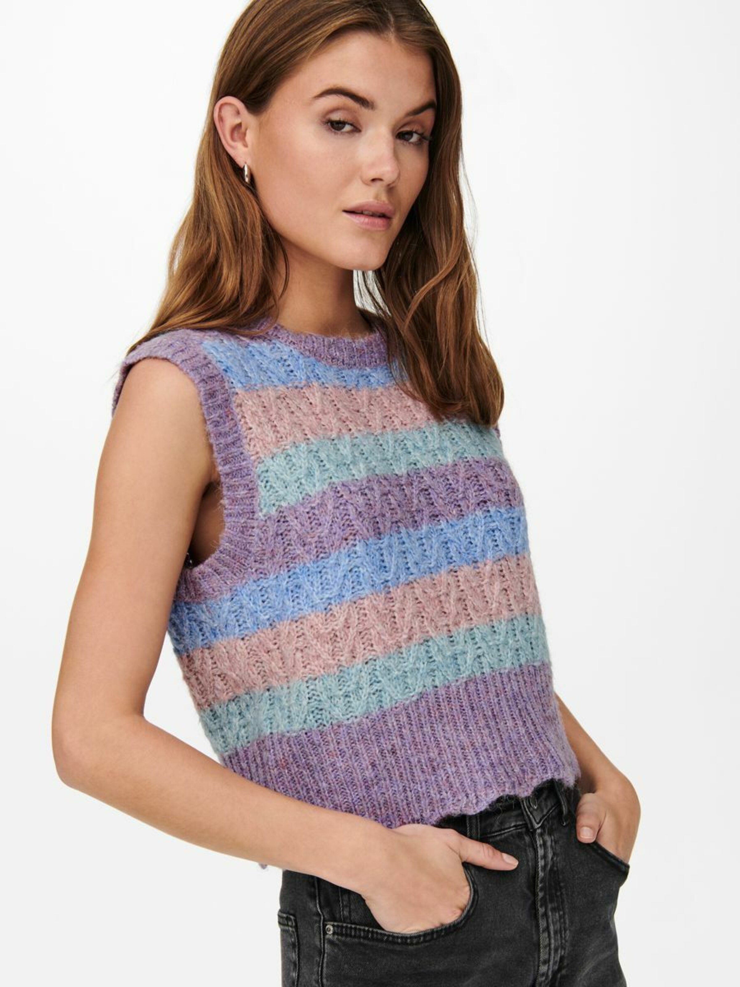 Vêtements Pull-over ONLY en Lilas 