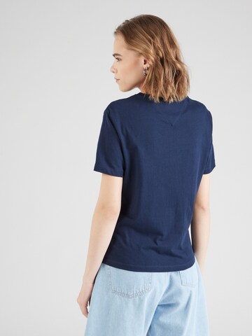 Tommy Jeans T-shirt 'FLUID ESSENTIALS' i blå