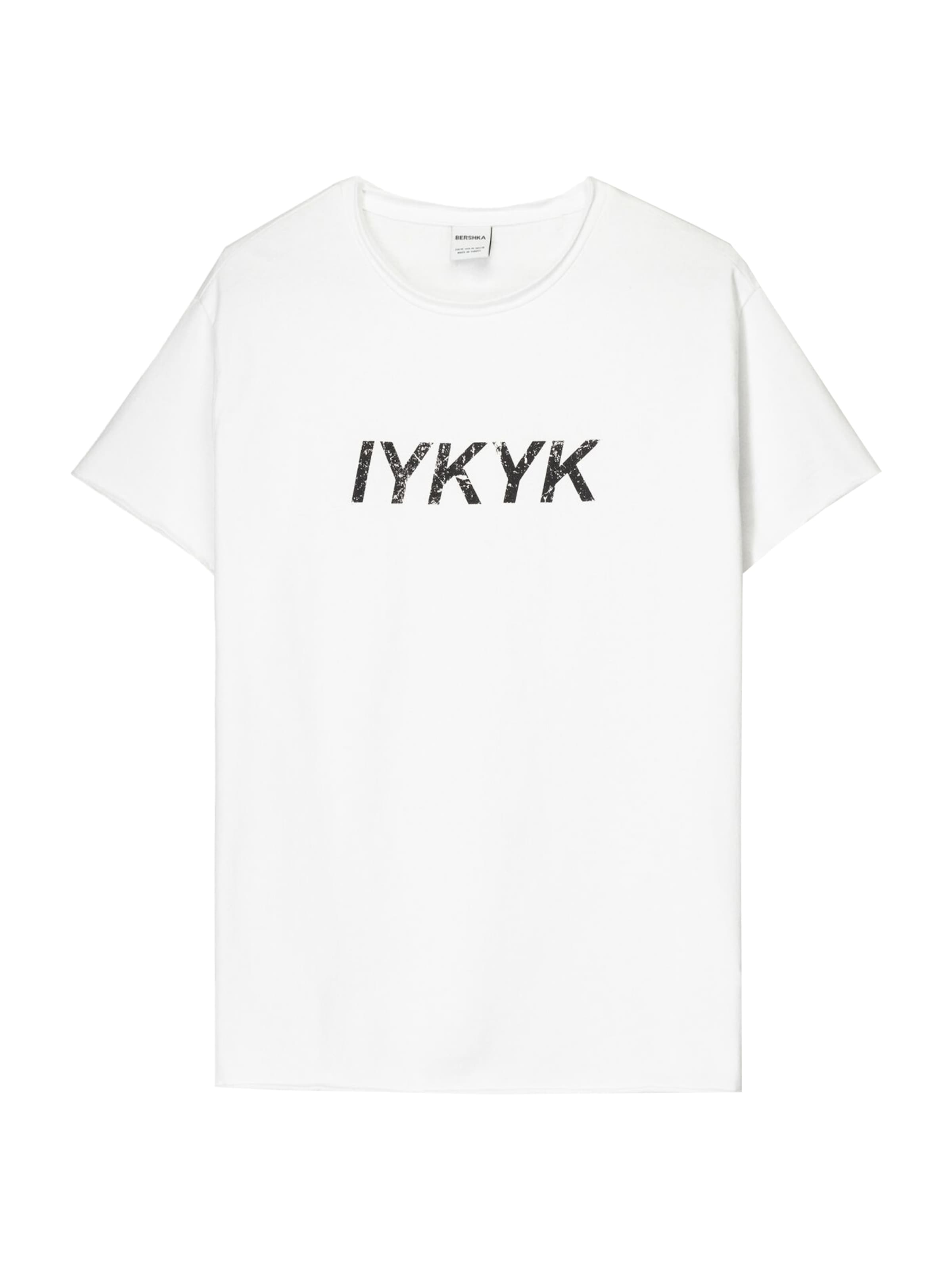 Bershka Póló - fehér: elől