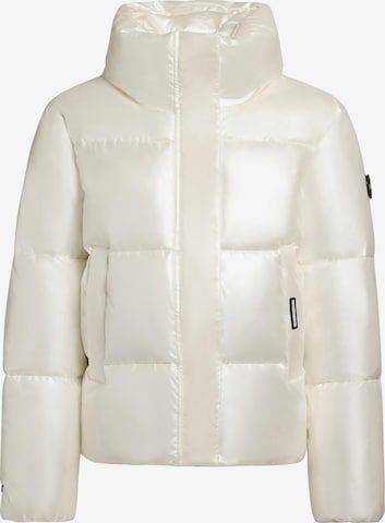 khujo Winterjacke 'Rinja' in Weiß: Vorderseite