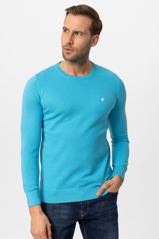 DENIM CULTURE Sweter ' NEROLI ' w kolorze niebieski: przód