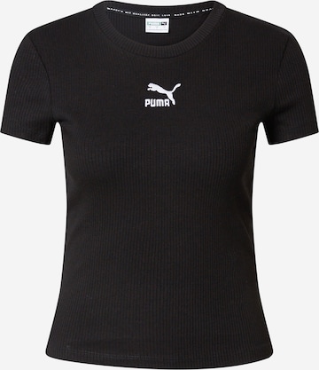 PUMA Shirt in Zwart: voorkant