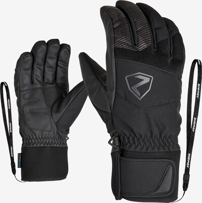 ZIENER Skihandschuhe 'GINX AS(R) AW glove ski alpine' in schwarz, Produktansicht