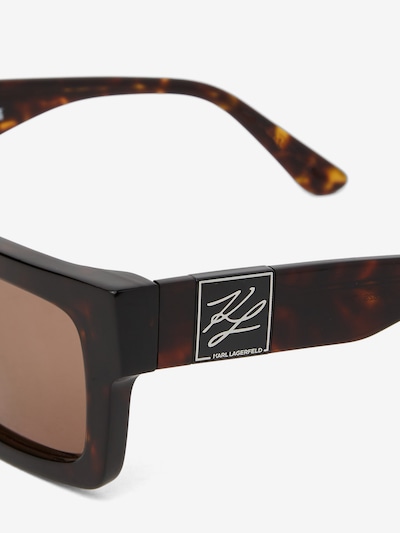 Karl Lagerfeld Sonnenbrille ' SONNENBRILLE MIT AUSGESCHNITTENER KARL SIGNATUR ' in braun, Produktansicht