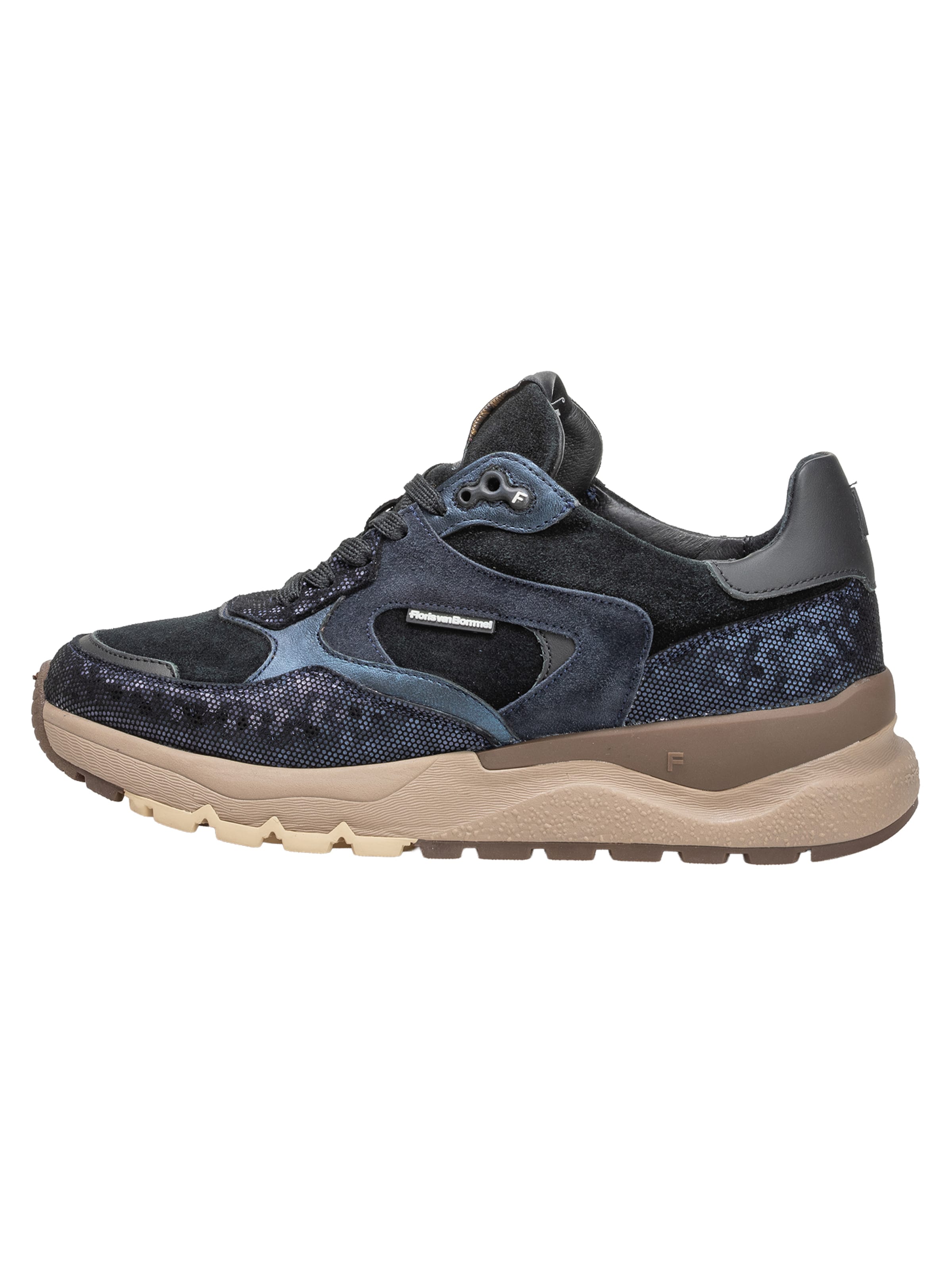 Baskets basses 'Treni 02' Floris van Bommel en bleu : devant