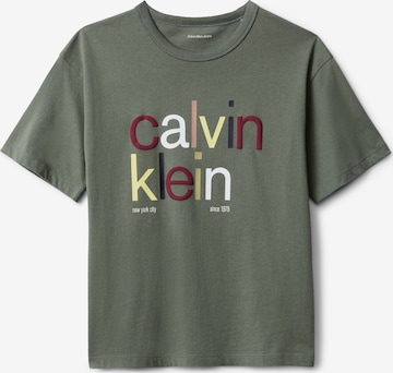Calvin Klein Jeans - Camisola em verde: frente