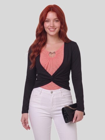 Top 'Women Shirt' di LapaPlus in nero: frontale