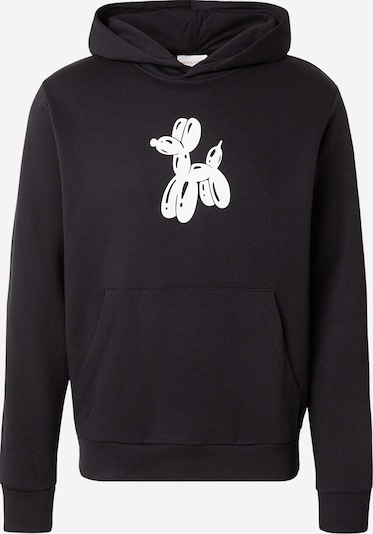 JACK & JONES Collegepaita 'JOROBJECT' värissä musta / valkoinen, Tuotenäkymä