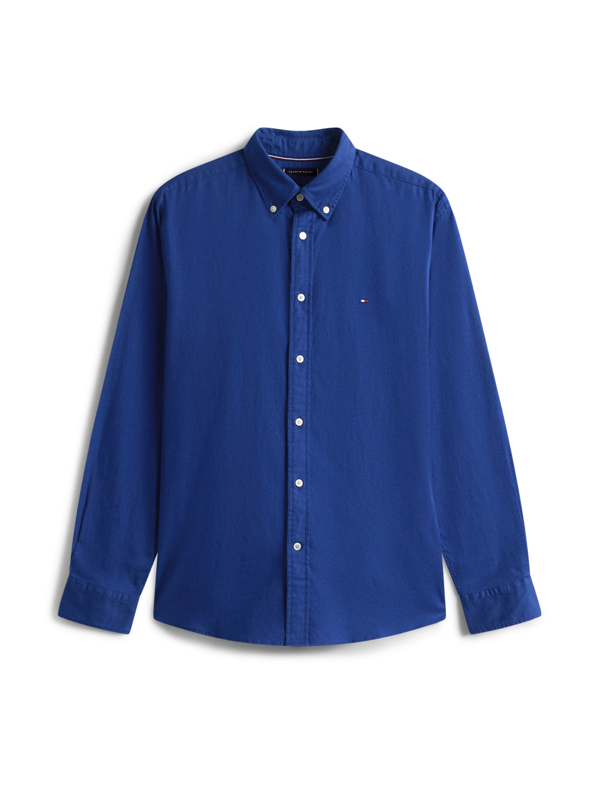 TOMMY HILFIGER Slim fit Πουκάμισο 'FLEX' σε μπλε: μπροστά