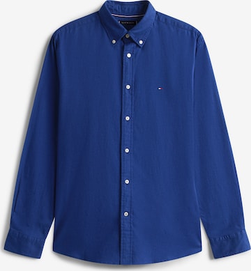 TOMMY HILFIGER Slim Fit Paita 'FLEX' värissä sininen: etupuoli