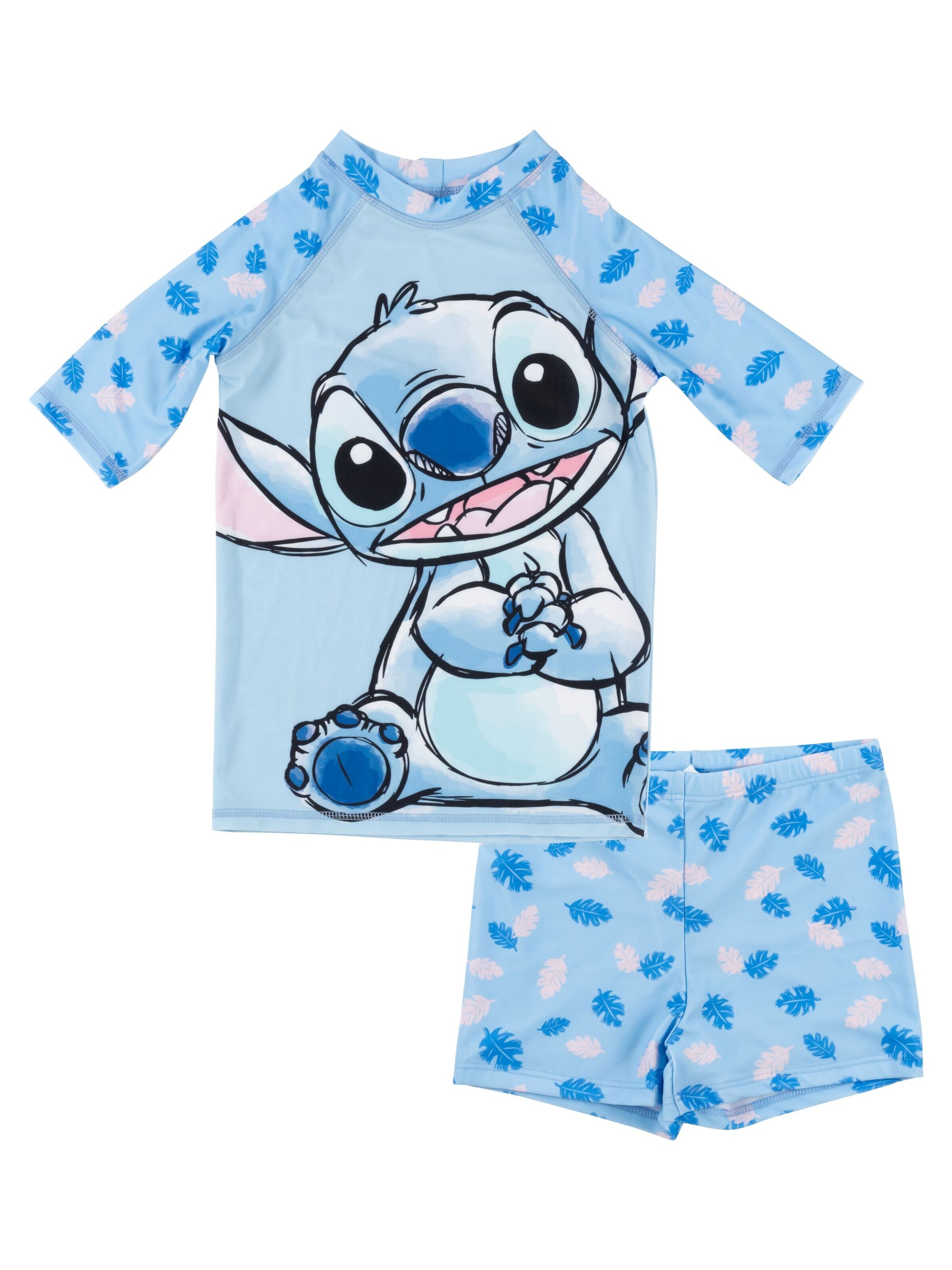 Disney Lilo & Stitch Sports swimwear 'UV-Schutz 30' in Blue: front