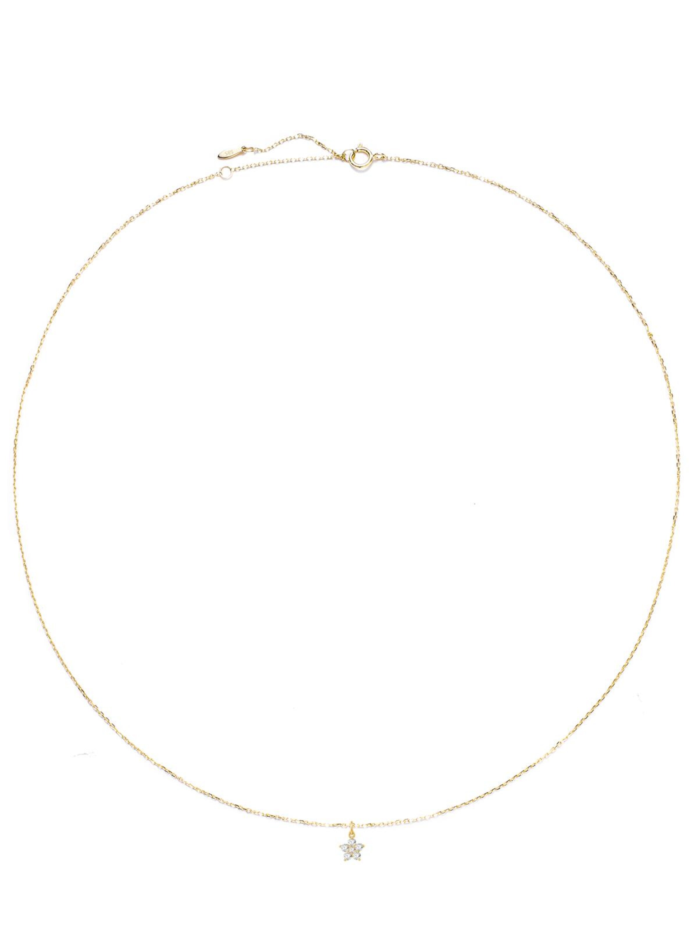 Dear Me Chaîne 'Bloom Essence' en or, Vue avec produit