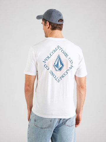 Volcom Тениска 'OBTICAL BSC' в бяло: отпред