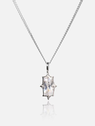 warpedsense Necklace 'Prisma' in Silver: front