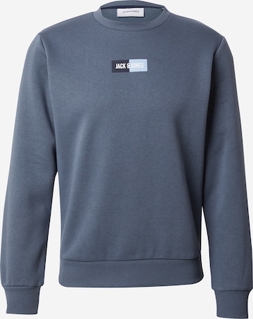 JACK & JONESSweater majica 'JJPAN' - plava boja: prednji dio