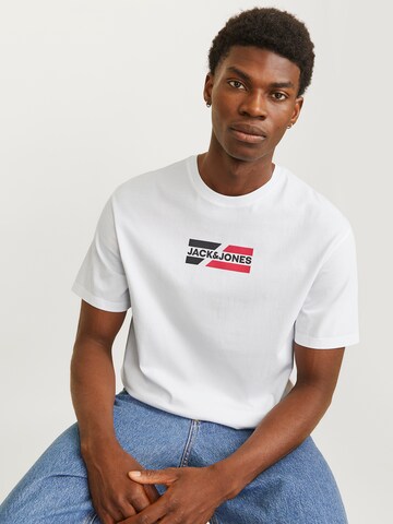 JACK & JONES - Camiseta 'JJECorp' en azul: frente