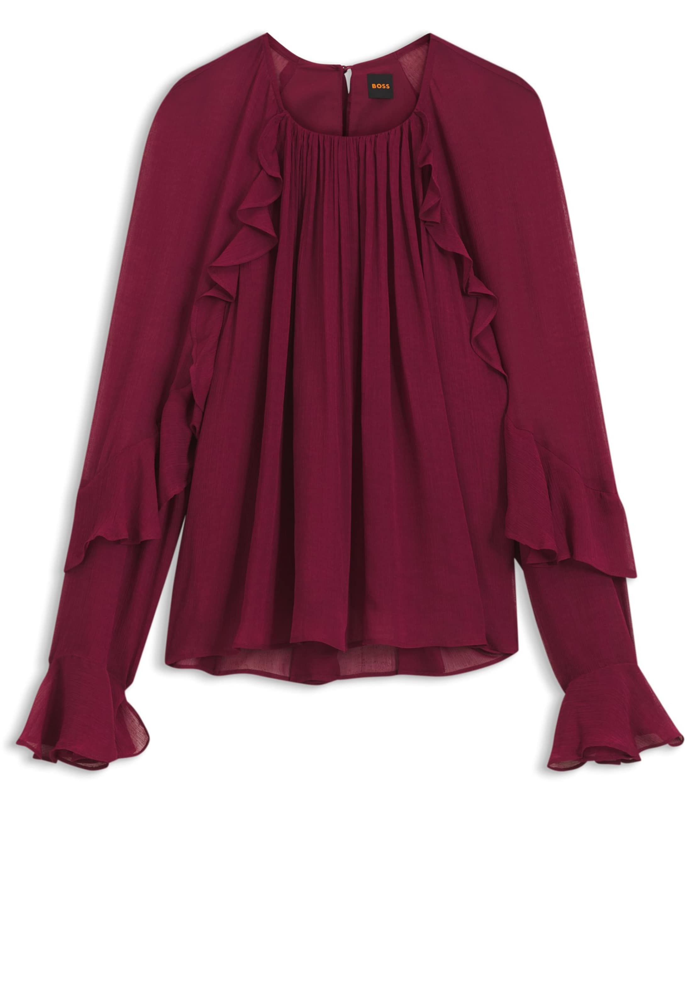 BOSS Bluse in Rot: Vorderseite