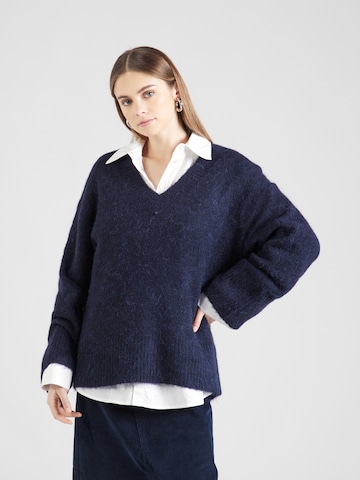 Gina Tricot Sweter w kolorze niebieski: przód