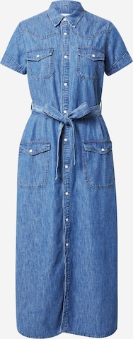 Robe-chemise 'MARCEL' Boyish en bleu : devant