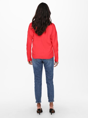 Pull-over 'RICA' ONLY en rouge