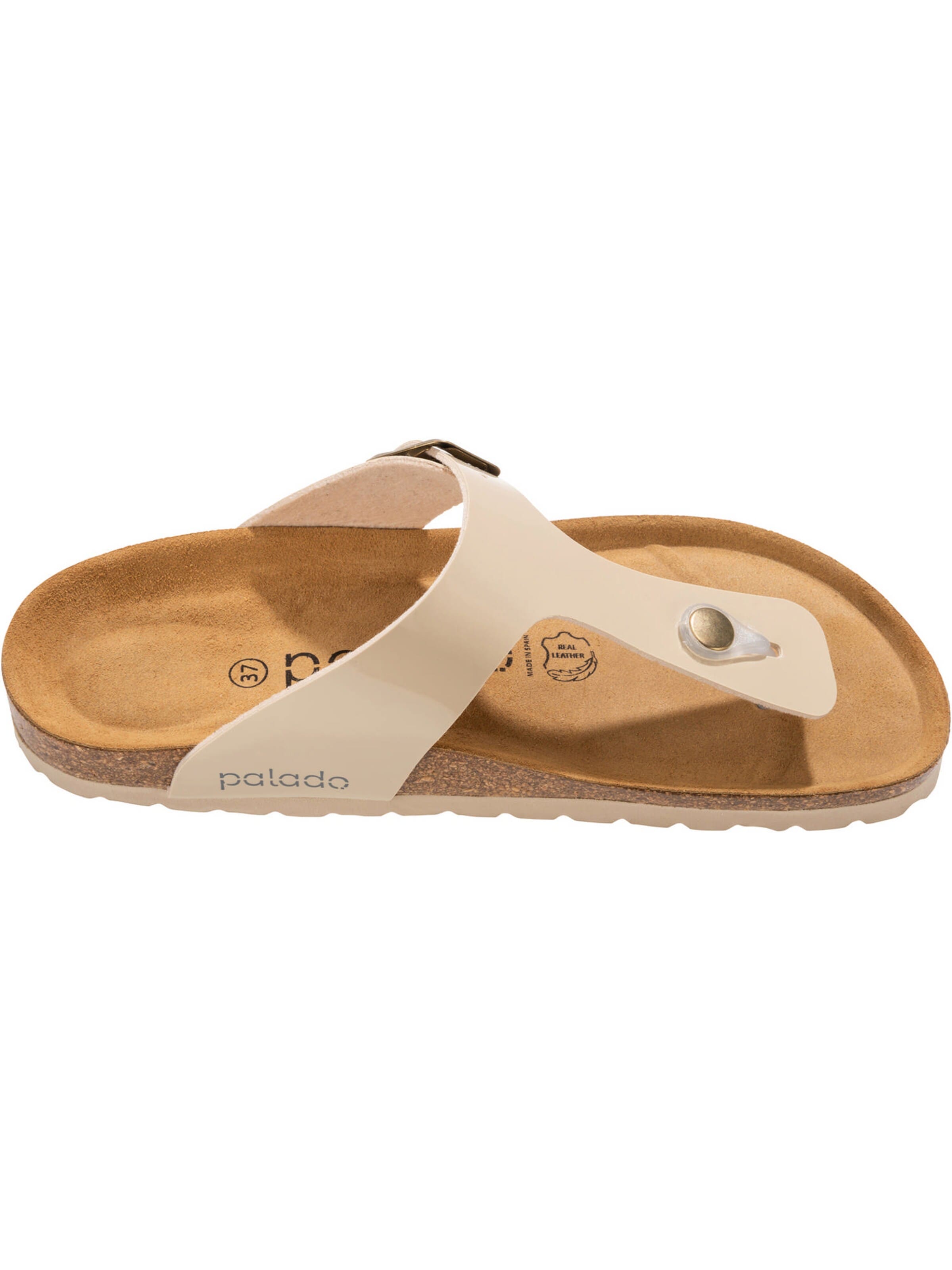 Palado - Sandalias de dedo 'Kos Lack' en beige